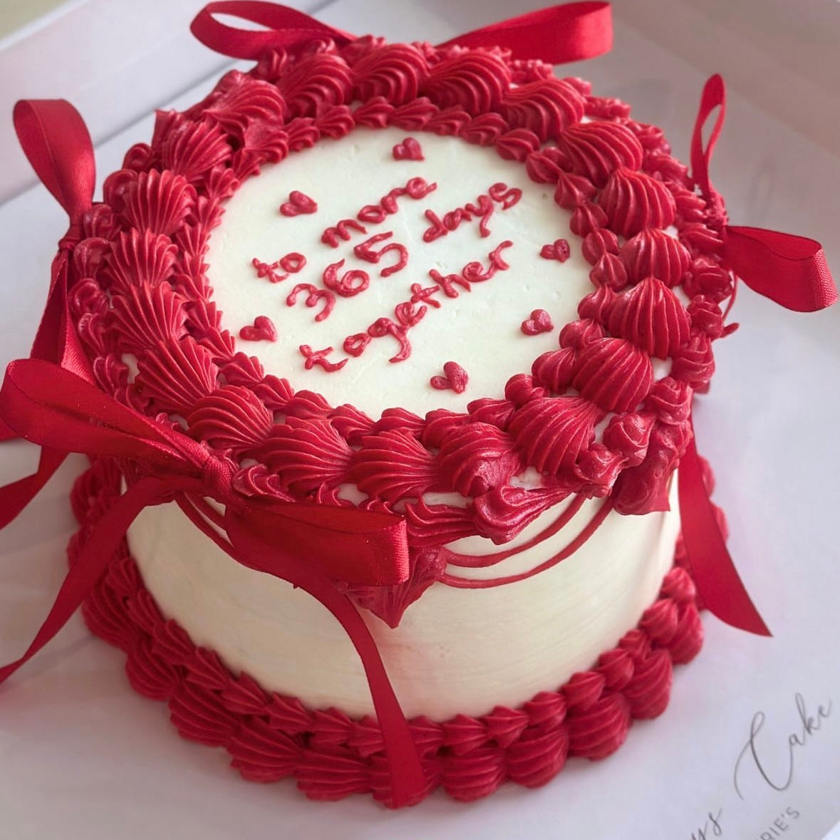 Vintage red cake